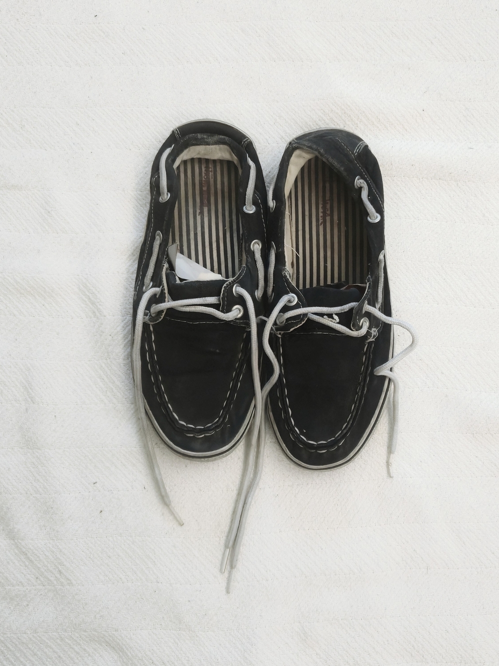 Thom Macan Boat Shoes with White Laces